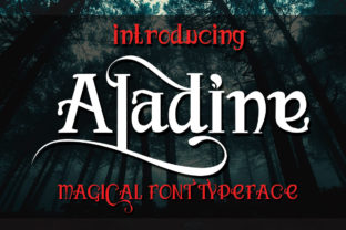 Aladine: A Bold Display Font for Digital Branding