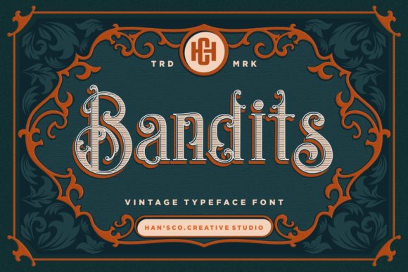 Bandits: A Luxurious Display Font for Brand Elegance