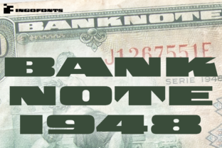 Banknote 1948 Display Font for Web Design