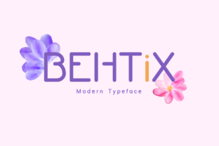 Behtix: A Modern Display Font for Creative Branding