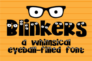 Blinkers: A Playful Display Font for Creative Projects