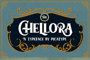 Chellora: A Vintage Font for Editorial Design