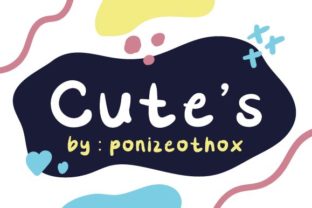 Cute s: A Whimsical Display Font for Creative Projects