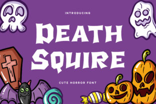 Death Squire Font for Halloween-Themed Branding and Display Needs
