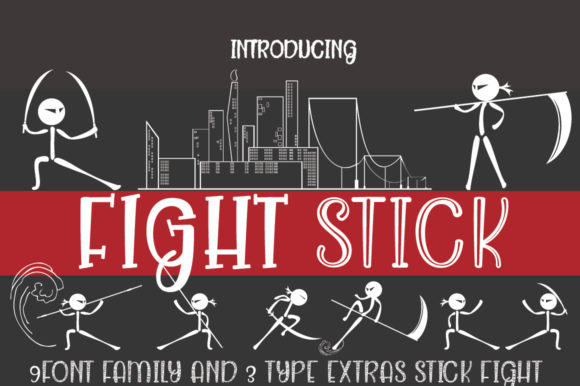 Fight Stick Family: Bold Display Fonts for Digital Impact