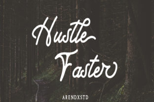Hustle Faster Font for High-Impact Campaign Design
