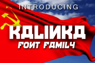 Kalinka Font for Handmade Creations and Creative Projects