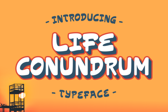Life Conundrum: A Bold Display Font for Modern Web Design
