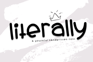 Literally Font for Whimsical Editorial Design