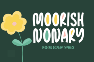 Moorish Nonary: A Whimsical Display Font for Creative Makers