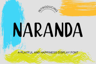 Naranda: A Fun Display Font for Web Design Projects