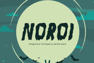 Noroi Font for Editorial Design and Horror-Themed Typography