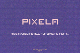 Pixela: A Charming Display Font for Creative Projects