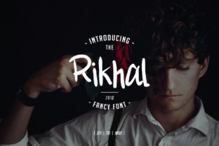 Rikhal Fancy Font for Creative Makers and Handmade Brands