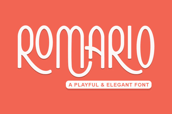 Romario: A Modern Display Font for Editorial Projects