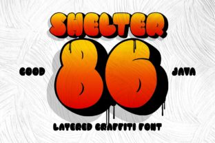 Shelter 86 Font for Modern Craft and Design Projects