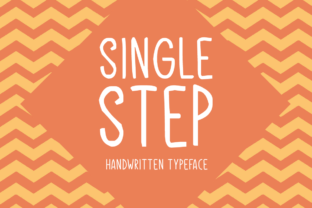 Single Step: A Modern Handwritten Font for Creative Makers