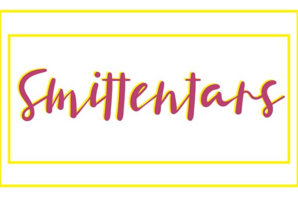 Smittentars: A Playful Display Font for Modern Branding