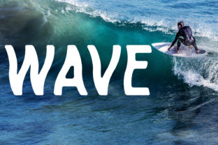 Surfing Wave Display Font for Bold Digital Design