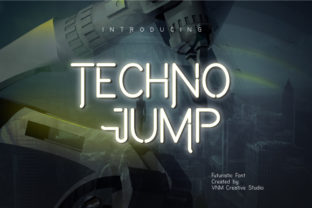 Techno Jump: A Futuristic Font for Sci-Fi Branding