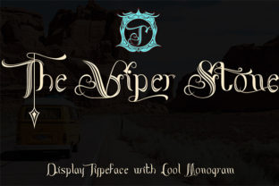 The Viper Stone: A Medieval-Inspired Display Font for Bold Branding