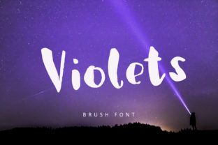Violets Font for Whimsical Web Design